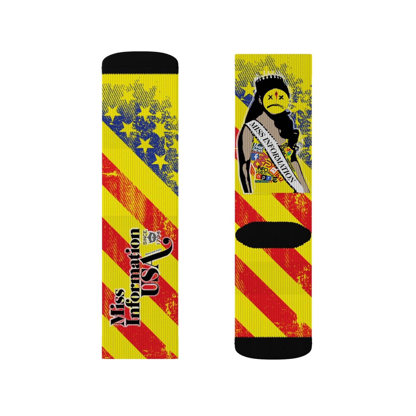 DK60: Miss Information USA - Sublimation Socks
