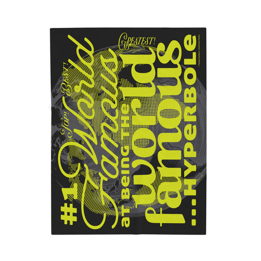 DK162: World Famous - Velveteen Plush Blanket