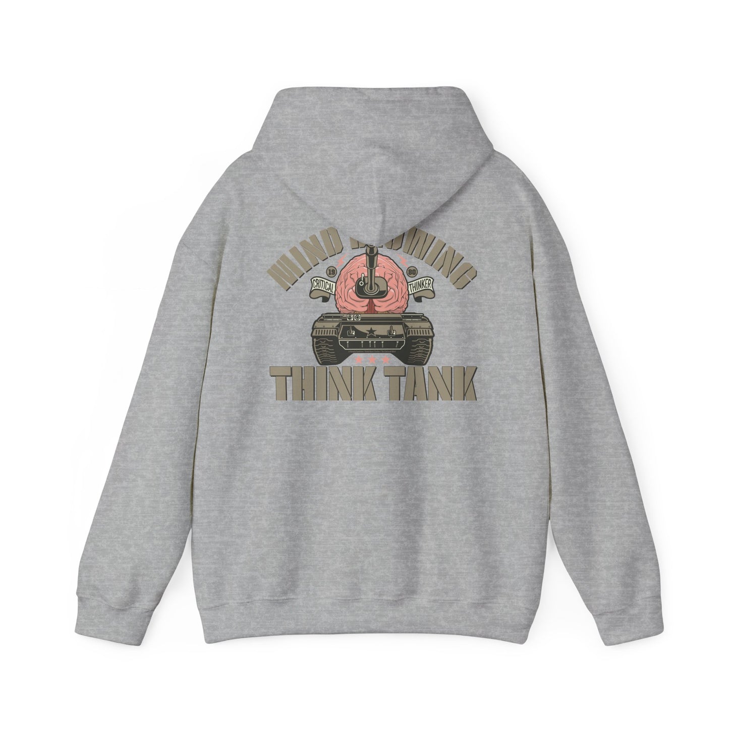 DK125: Think Tank - Adult Hooded Sweatshirt
