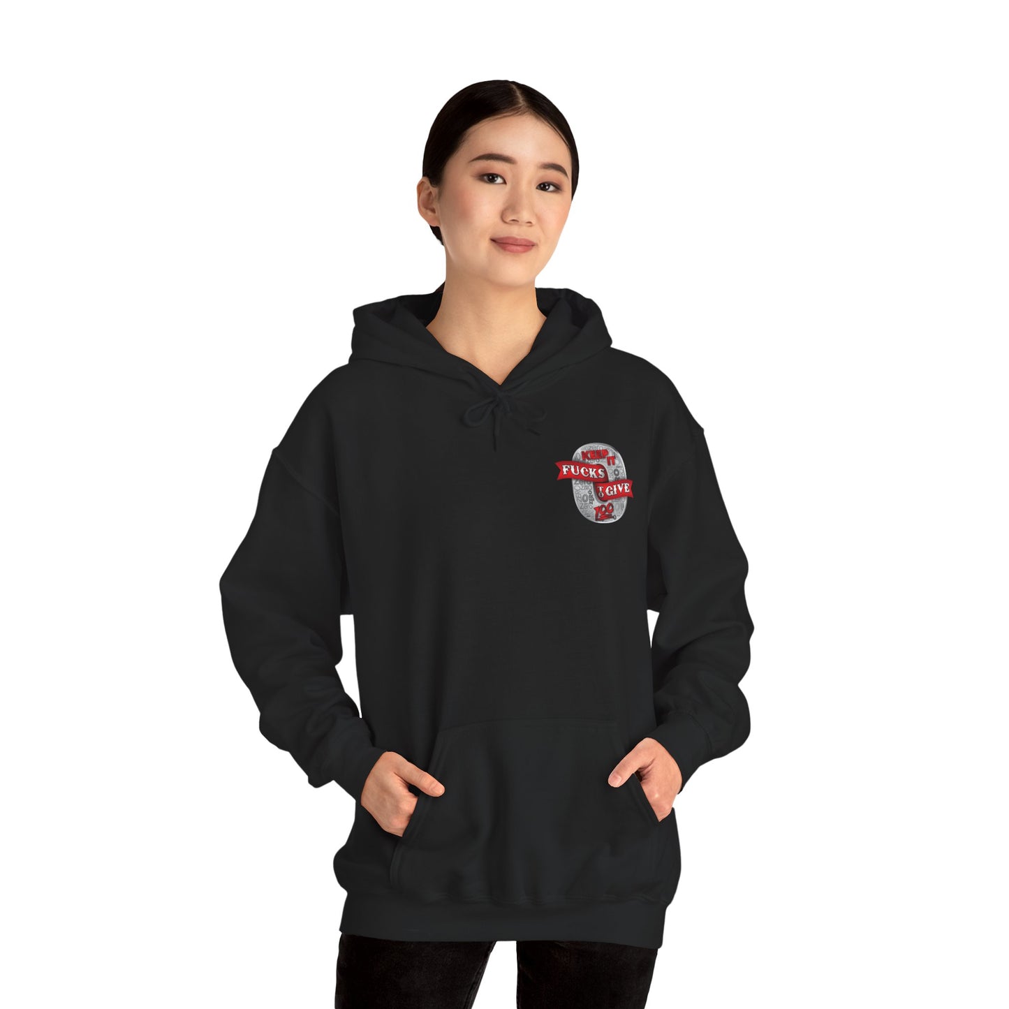 DK100: Zero Fucks To Give (Silver Edition) - Adult Hooded Sweatshirt