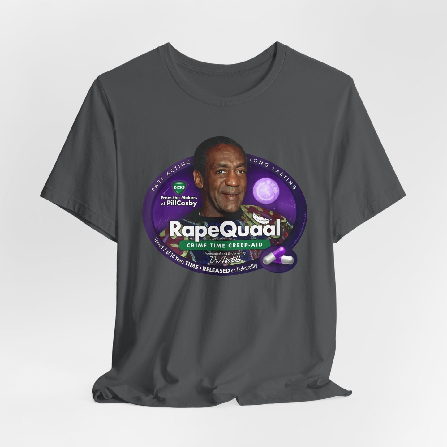 DK102: RapeQuaal by Pill Cosby - Unisex S/S T-Shirt