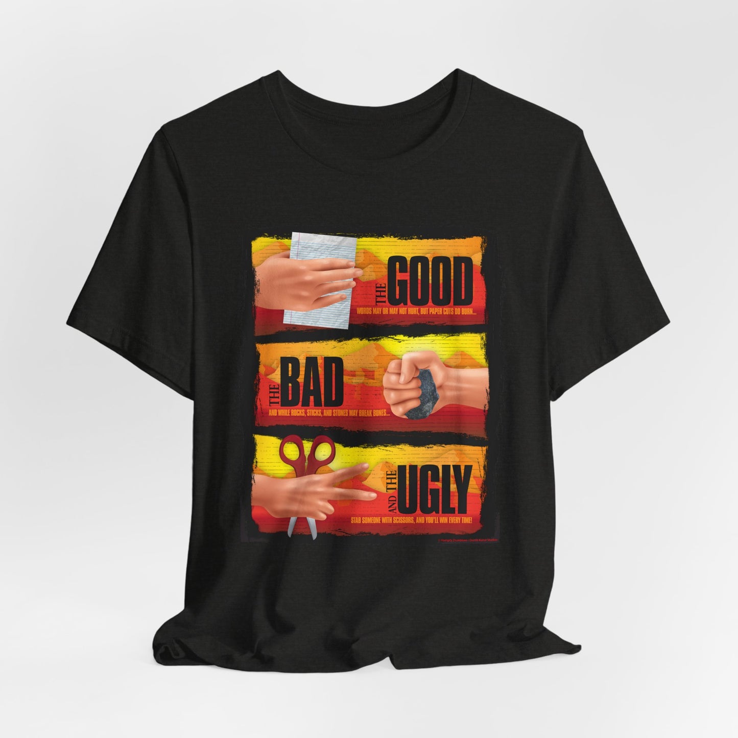 DK173: Roshambo Gone Wild West - Unisex S/S T-Shirt