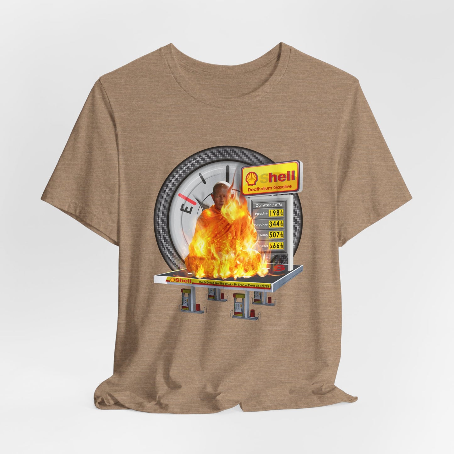 DK93: Deatholium Gasolive (sHELL Edition) - Unisex S/S T-Shirt
