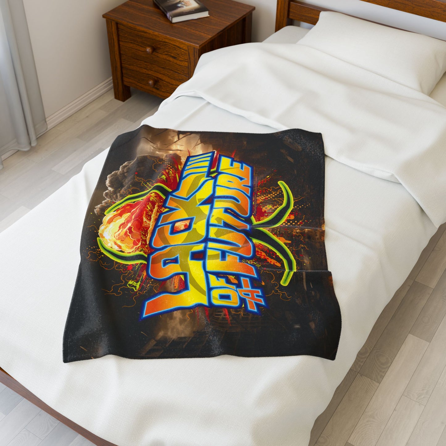 DK118: Lack of a Future - Velveteen Plush Blanket