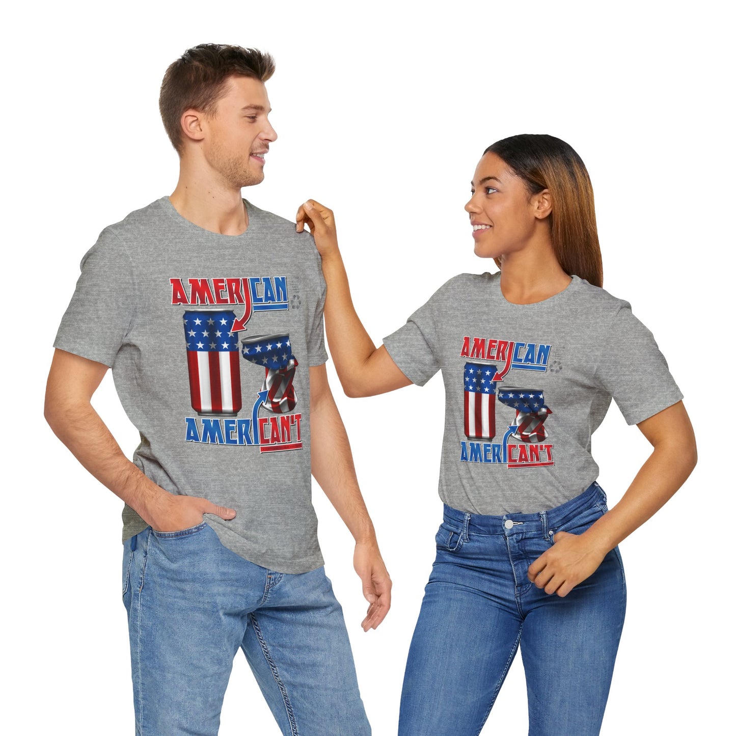 DK166: American't Recycling - Unisex S/S T-Shirt