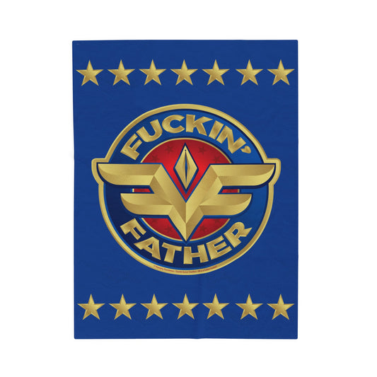 DK234: MF'in Fatherfuckers (HIS Edition) - Velveteen Plush Blanket