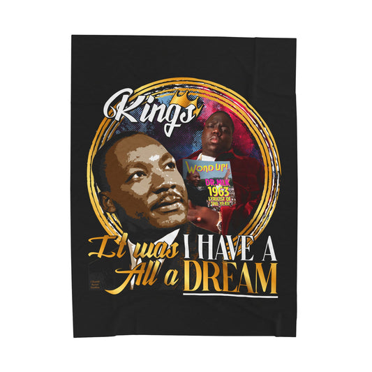 DK50: King Recognize King - Velveteen Plush Blanket