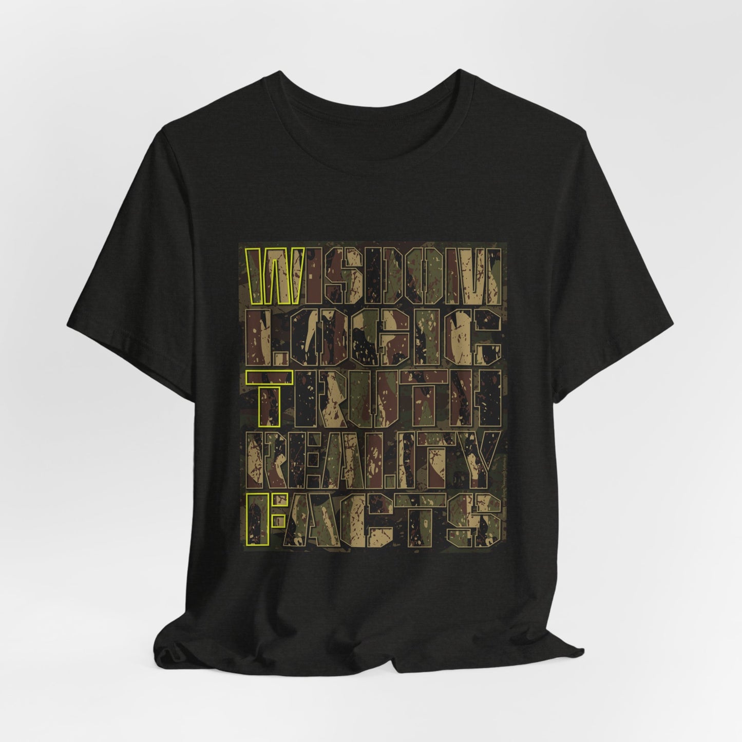 DK159: WTF! FTW! Facts! (Camo Edition) - Unisex S/S T-Shirt