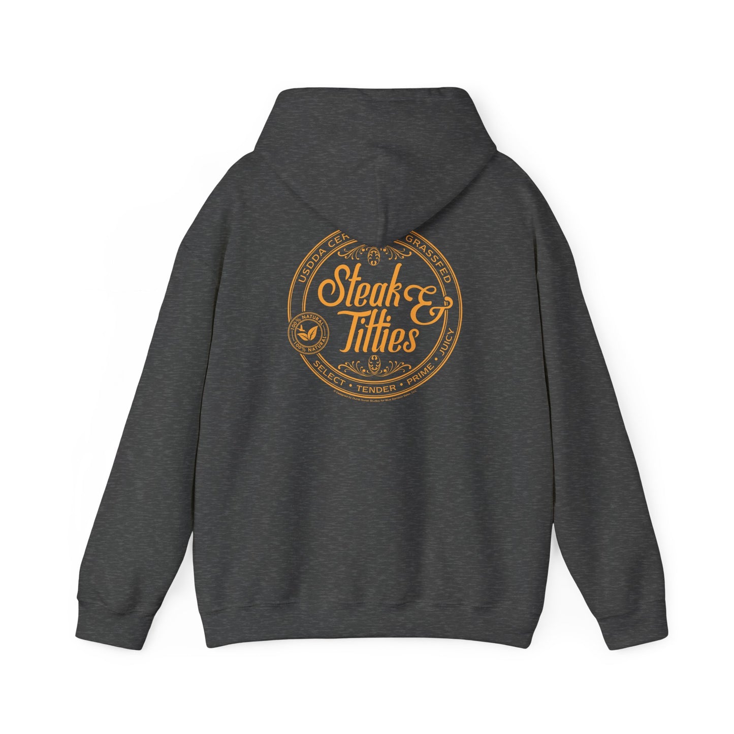 DK225: Steak & Titties - Adult Hooded Sweatshirt