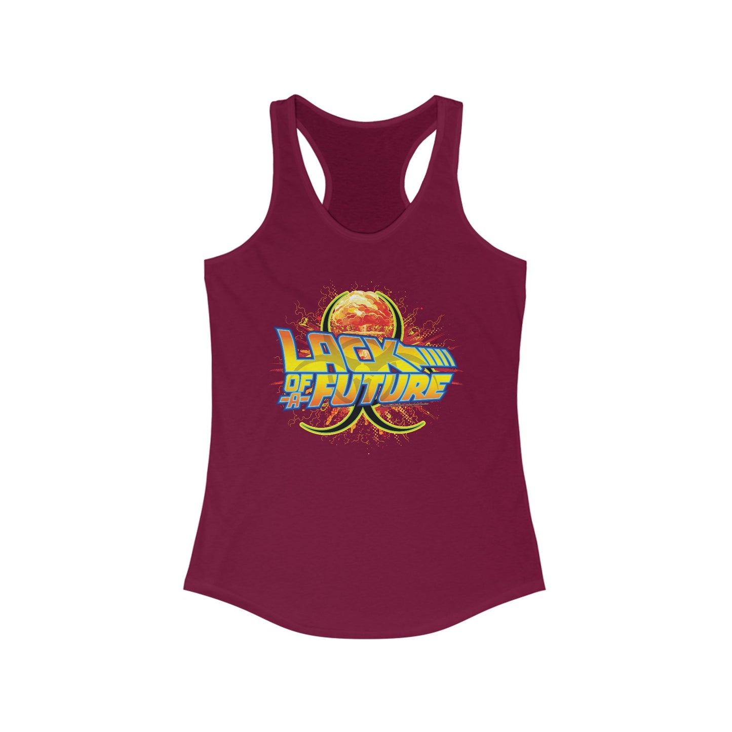 DK118: Lack Of A Future - Ladies Racerback Tank