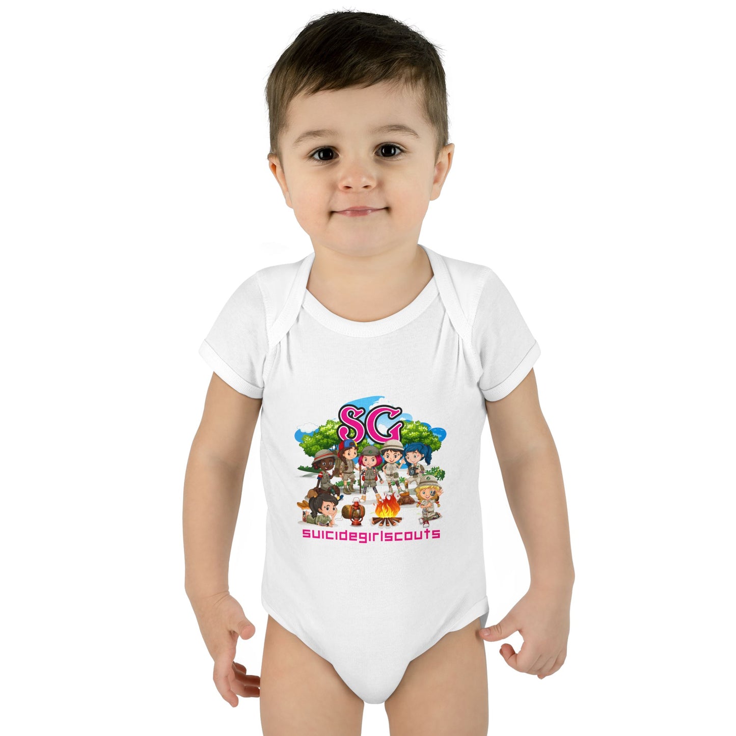 DK66: Suicide Girlscouts - Infant Sized Onsie