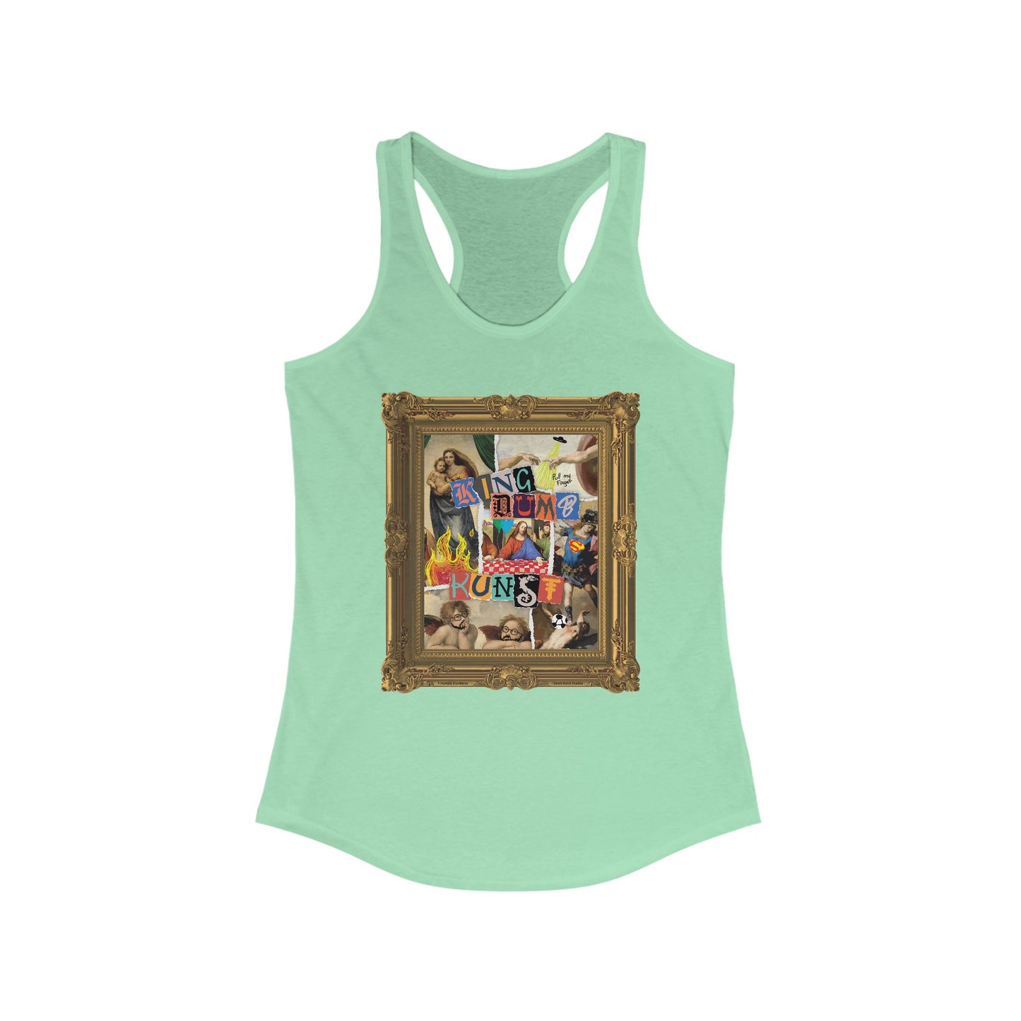 DK169: Kingdumb Kunst - Ladies Racerback Tank