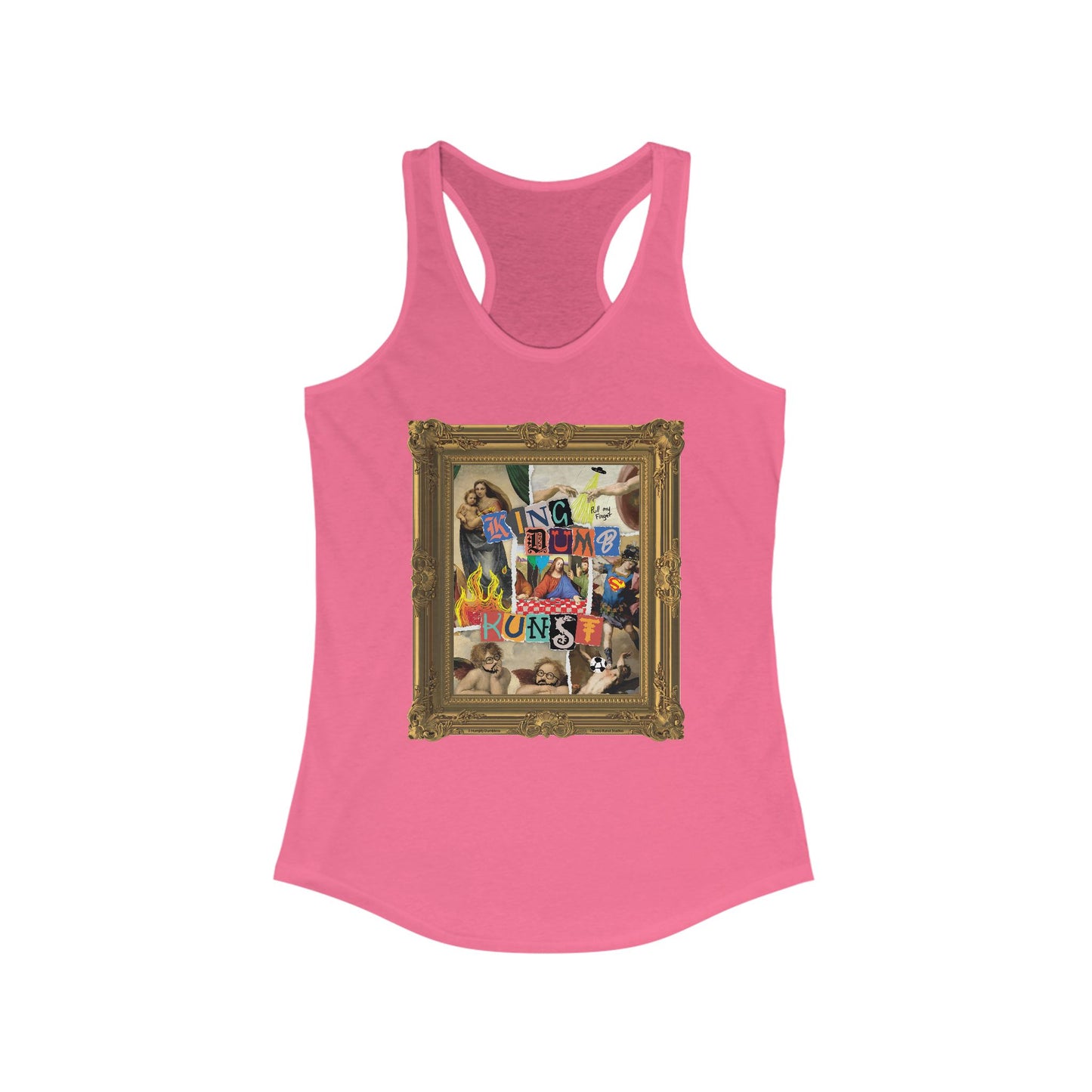 DK169: Kingdumb Kunst - Ladies Racerback Tank