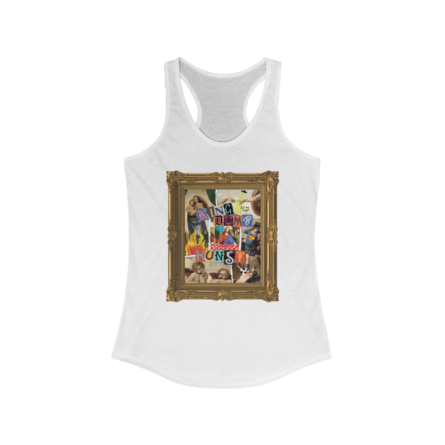 DK169: Kingdumb Kunst - Ladies Racerback Tank