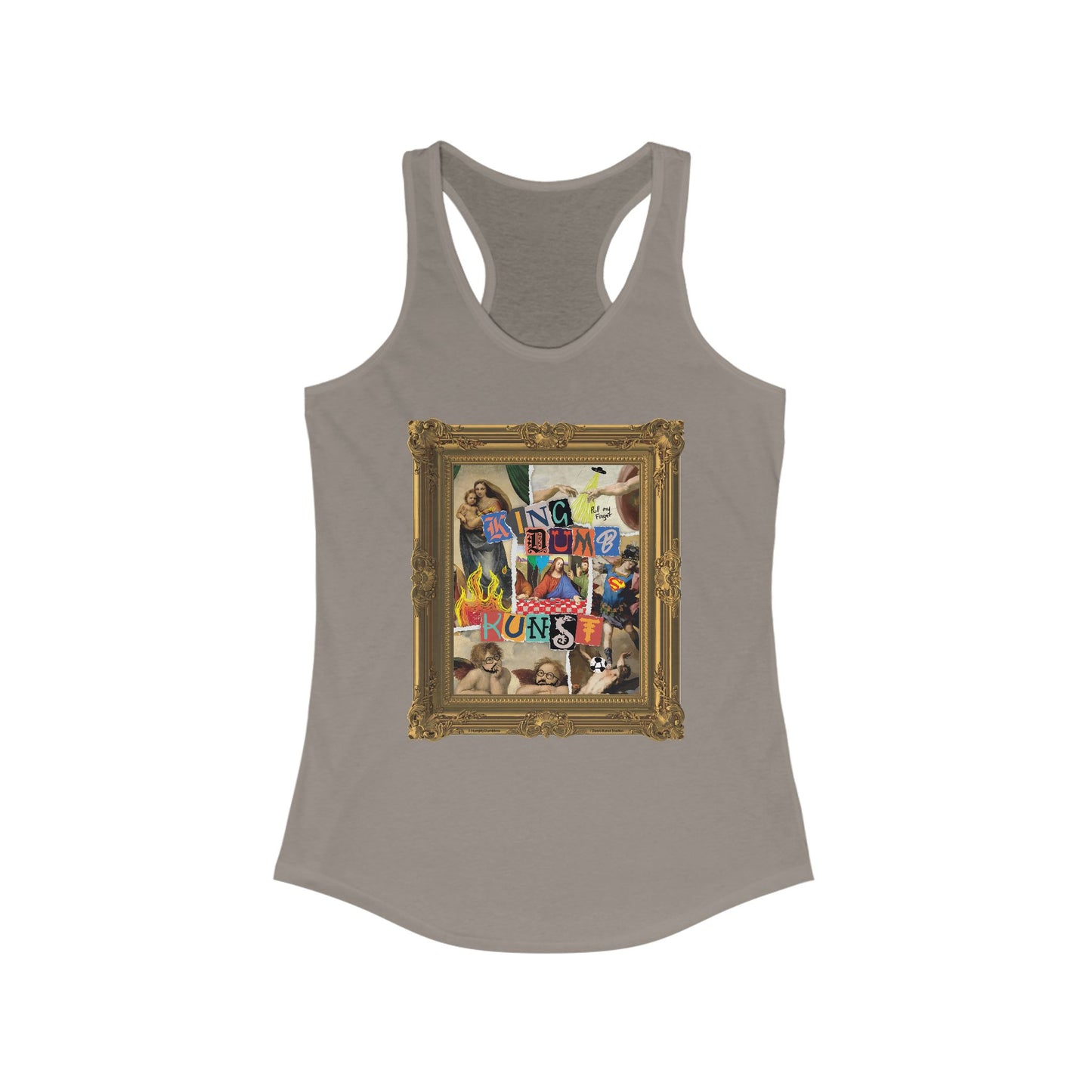 DK169: Kingdumb Kunst - Ladies Racerback Tank