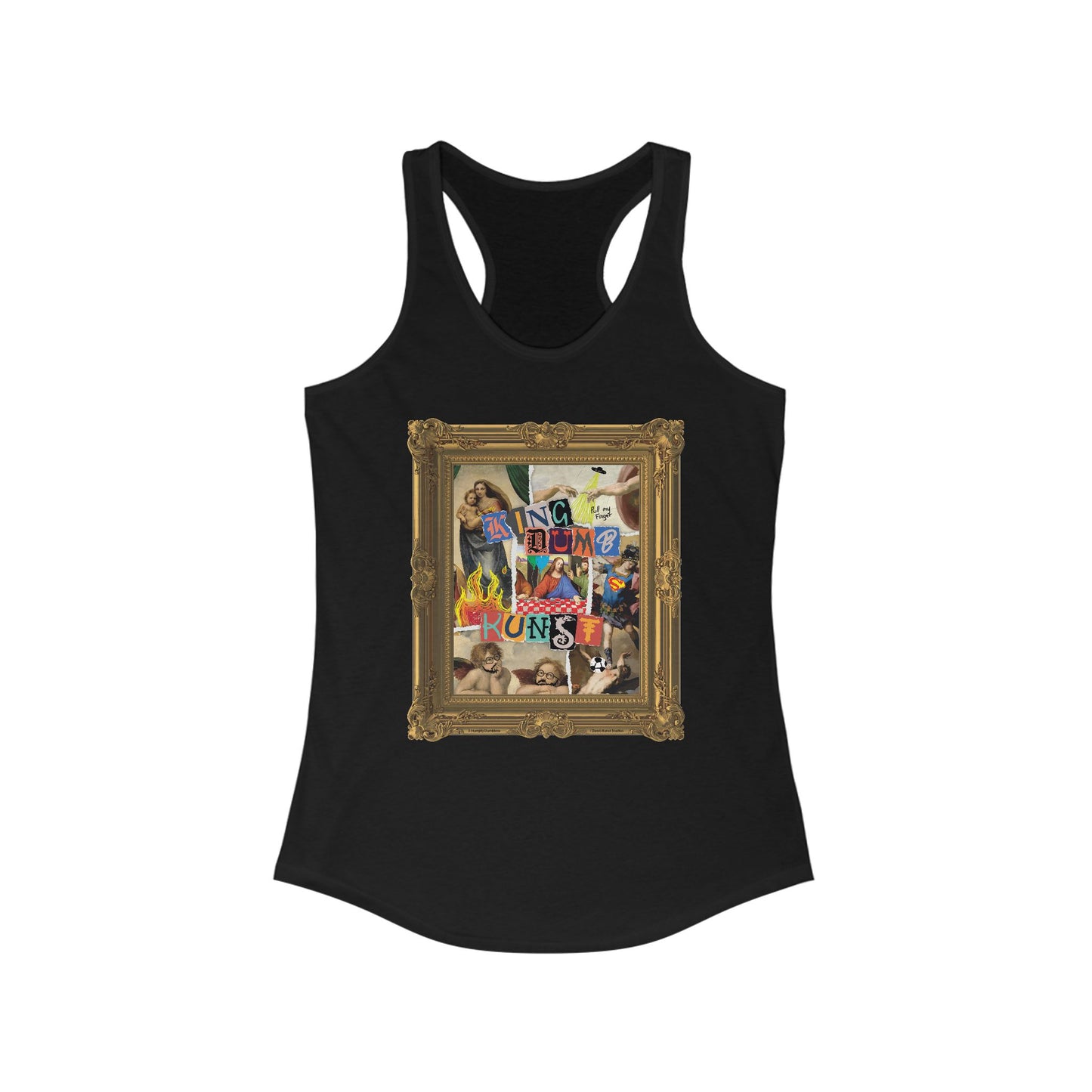 DK169: Kingdumb Kunst - Ladies Racerback Tank
