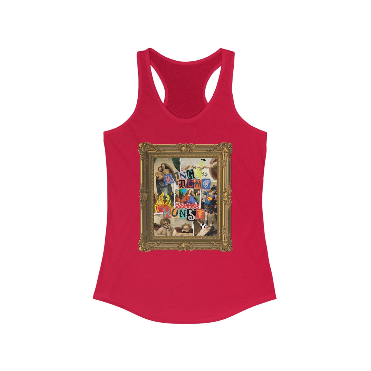 DK169: Kingdumb Kunst - Ladies Racerback Tank