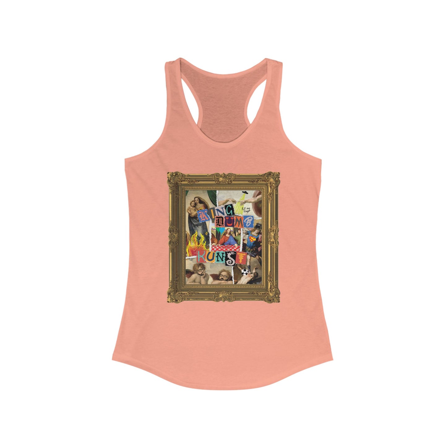 DK169: Kingdumb Kunst - Ladies Racerback Tank