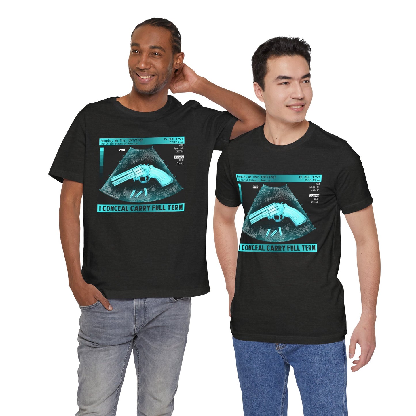DK73: I Conceal Carry Full Term - Unisex S/S T-Shirt