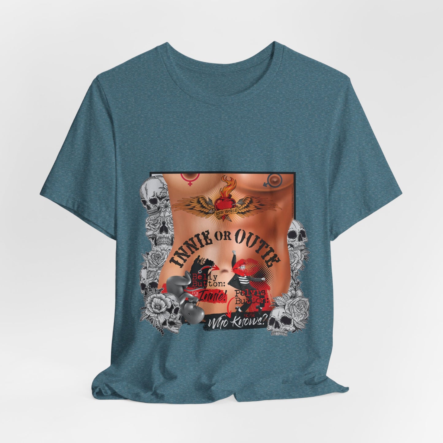 DK215: Innie or Outie - Unisex S/S T-Shirt