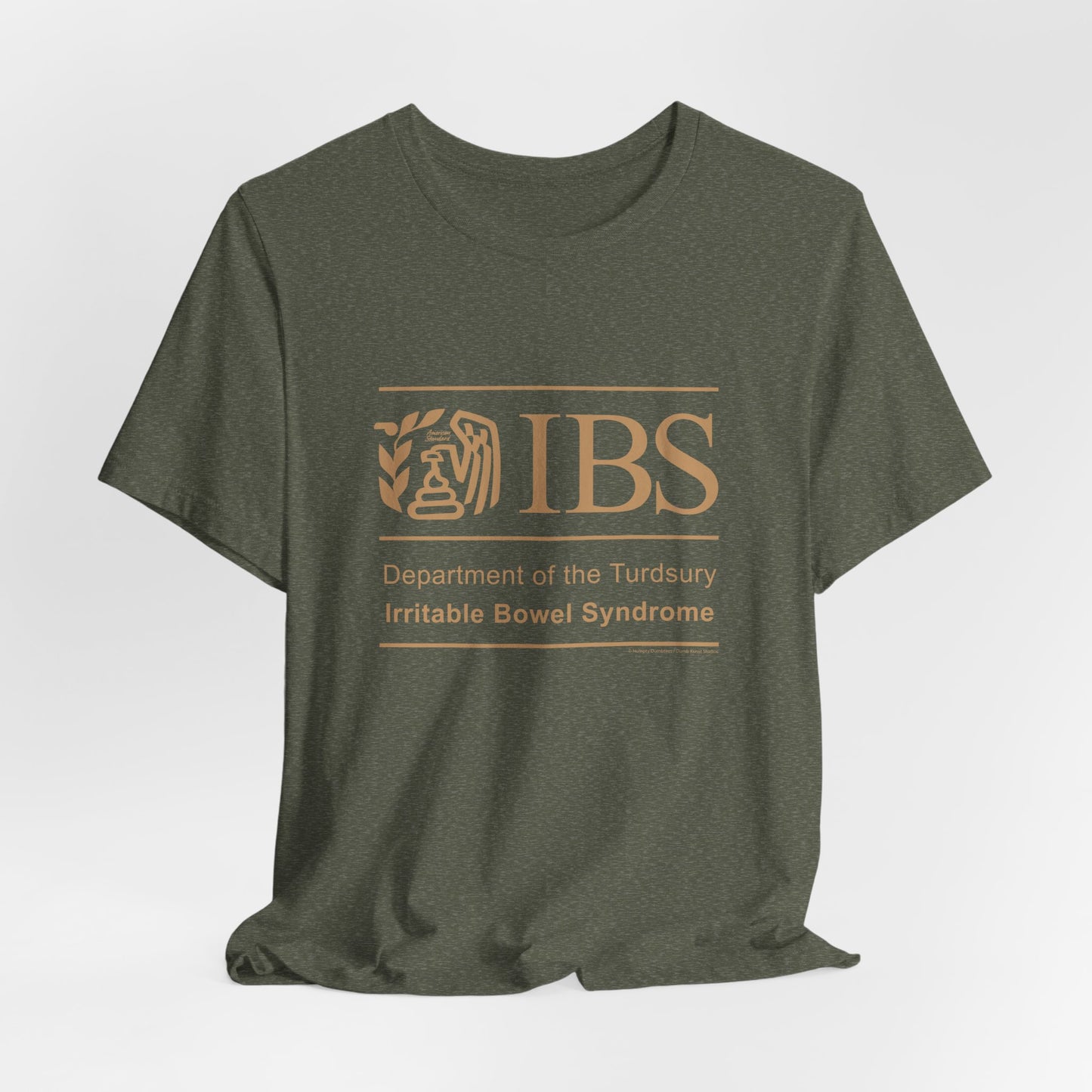 DK71: Dept. of Turdsury's IBS - Unisex S/S T-Shirt