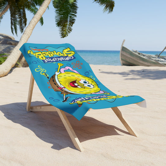 DK196: Contraceptive SpongeBob - 30"x60" Beach Towel