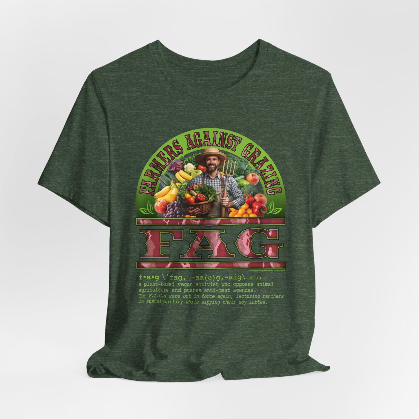 DK238: Fierce And Glorious (Farmers Against Grazing Edition) - Unisex S/S T-Shirt