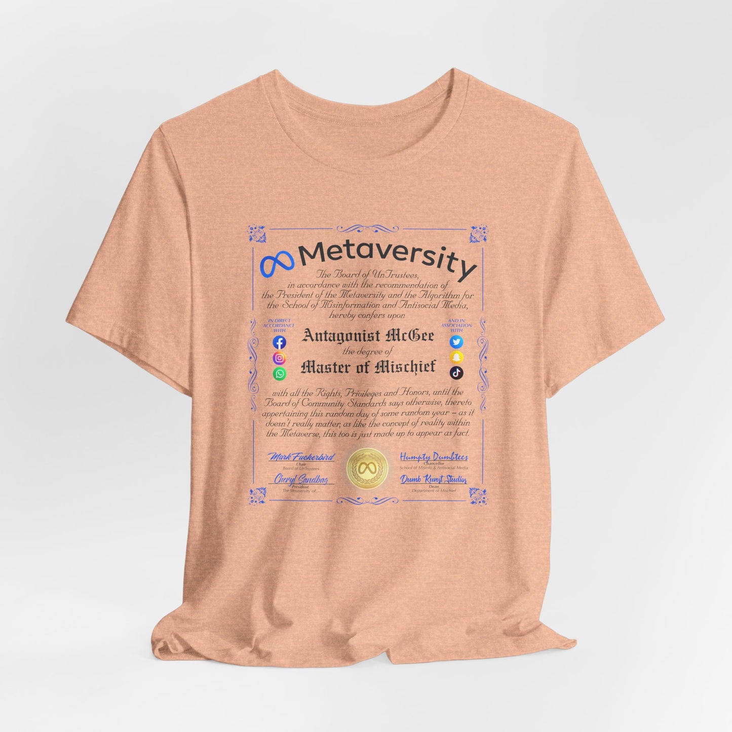 DK160: The Metaversity Of... - Unisex S/S T-Shirt
