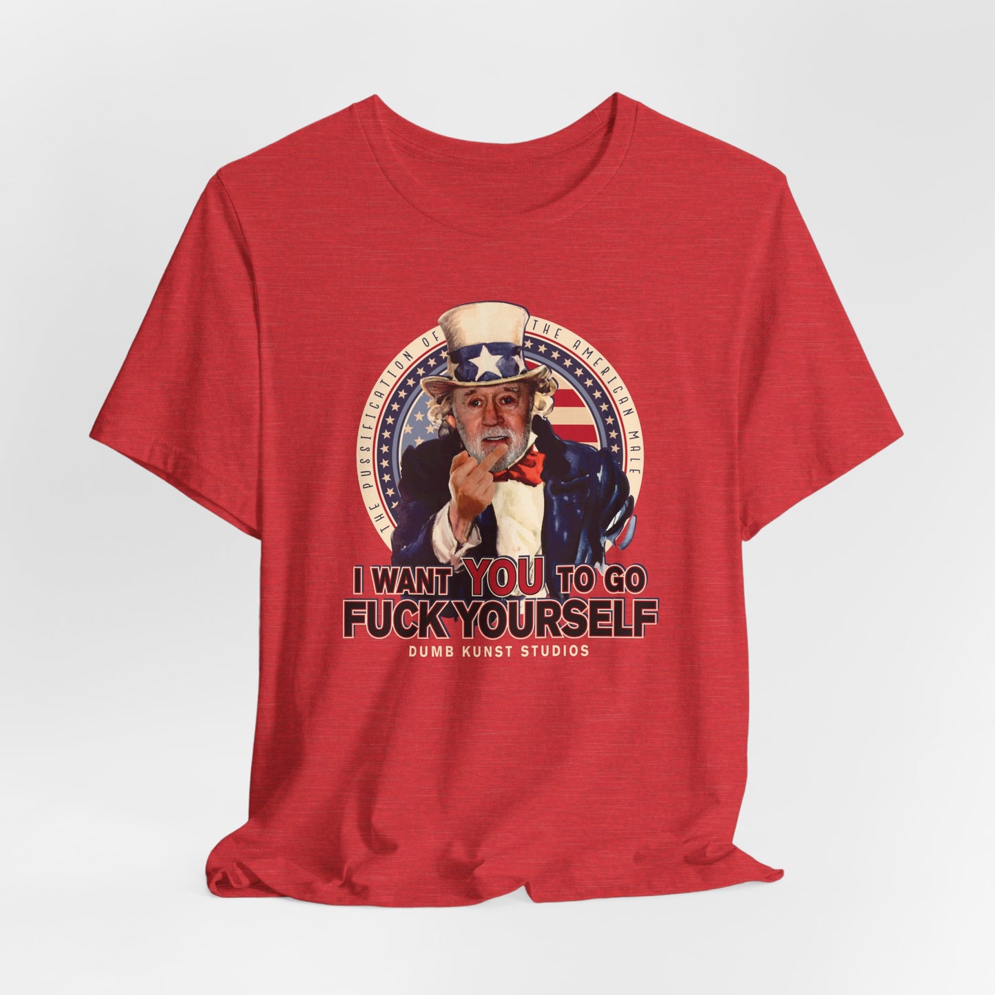 DK23: The Pussification of the American Male - Unisex S/S T-Shirt