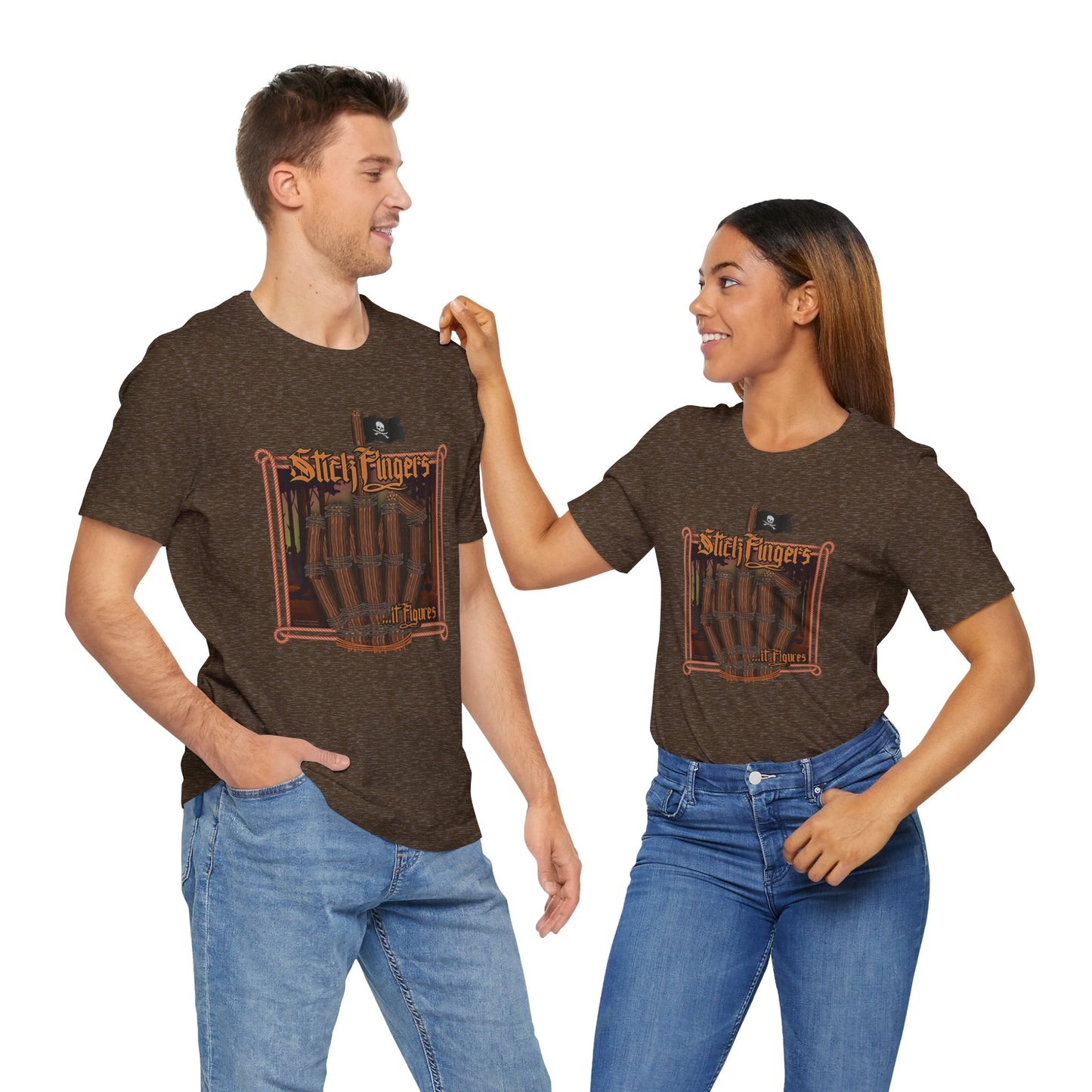 DK218: It Stick Figures - Unisex S/S T-Shirt