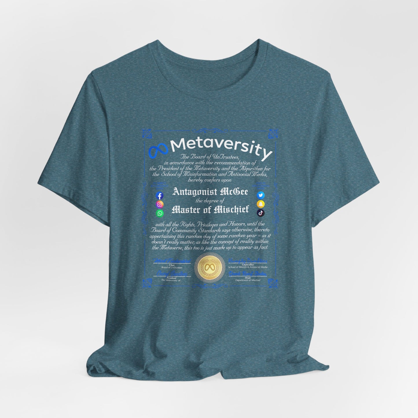 DK160: The Metaversity Of... - Unisex S/S T-Shirt