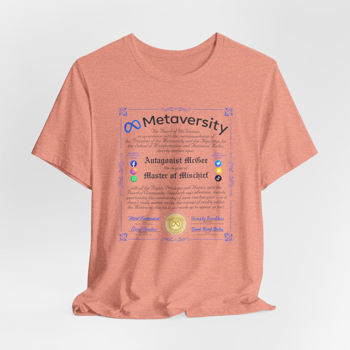 DK160: The Metaversity Of... - Unisex S/S T-Shirt