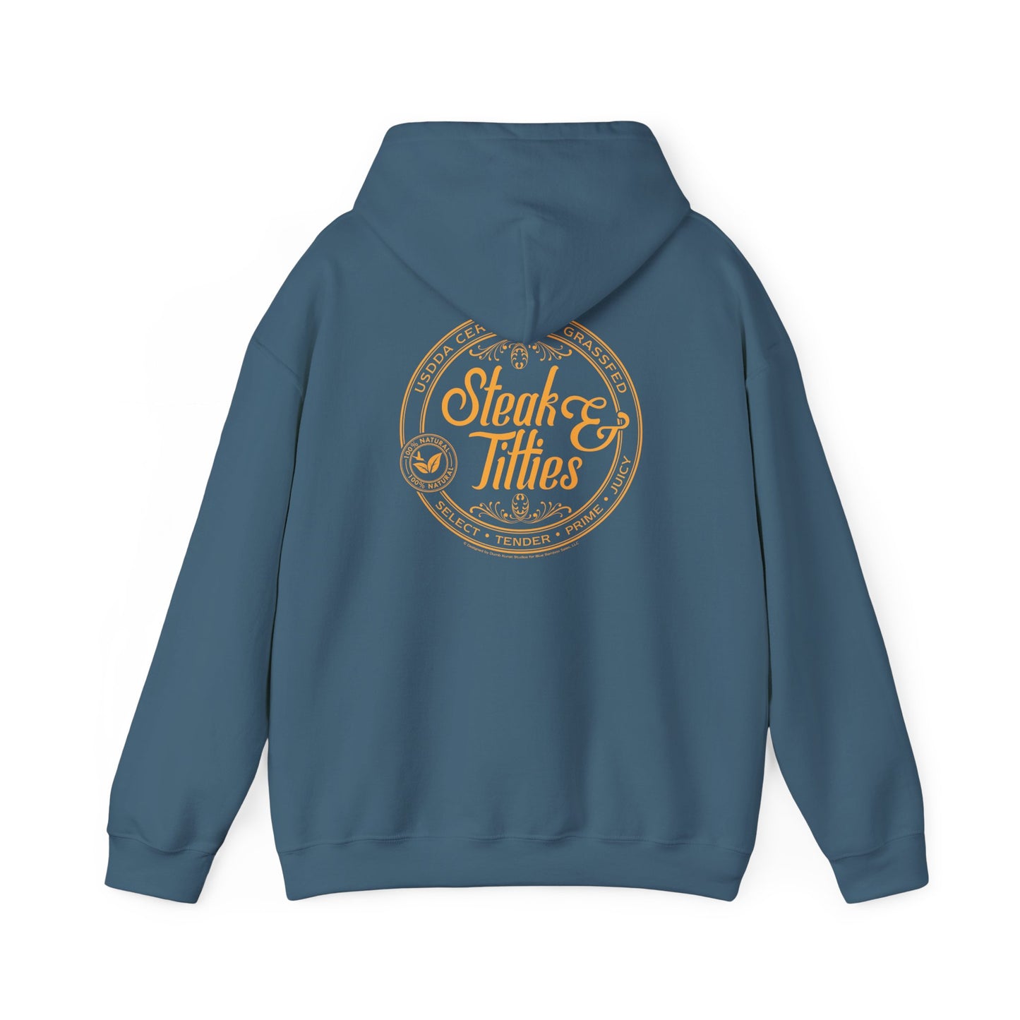 DK225: Steak & Titties - Adult Hooded Sweatshirt