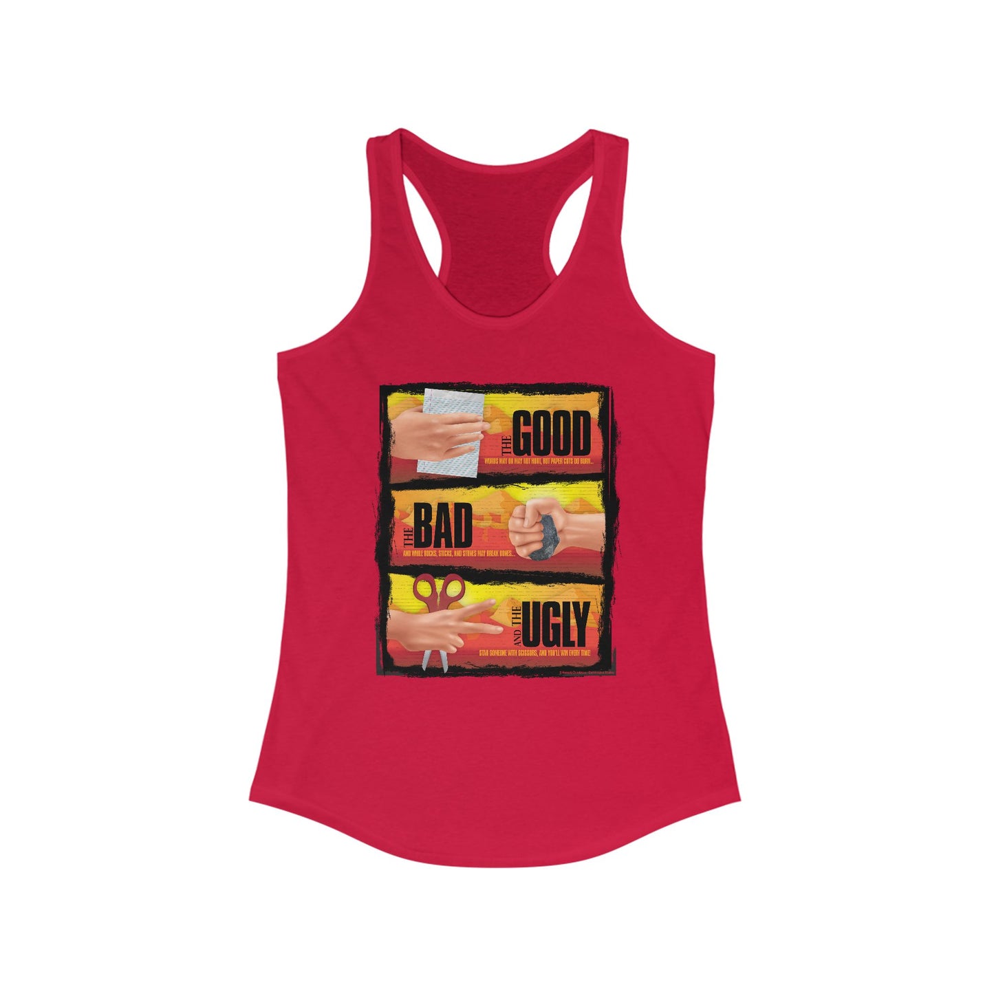 DK173: Roshambo Gone Wild West - Ladies Racerback Tank