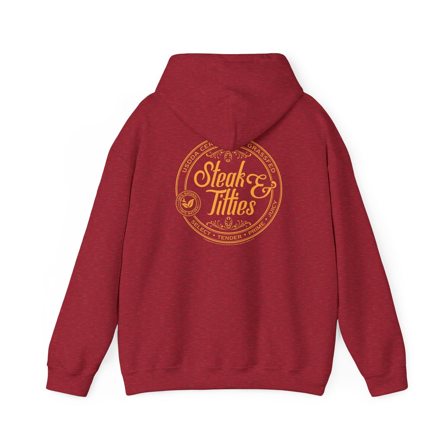 DK225: Steak & Titties - Adult Hooded Sweatshirt