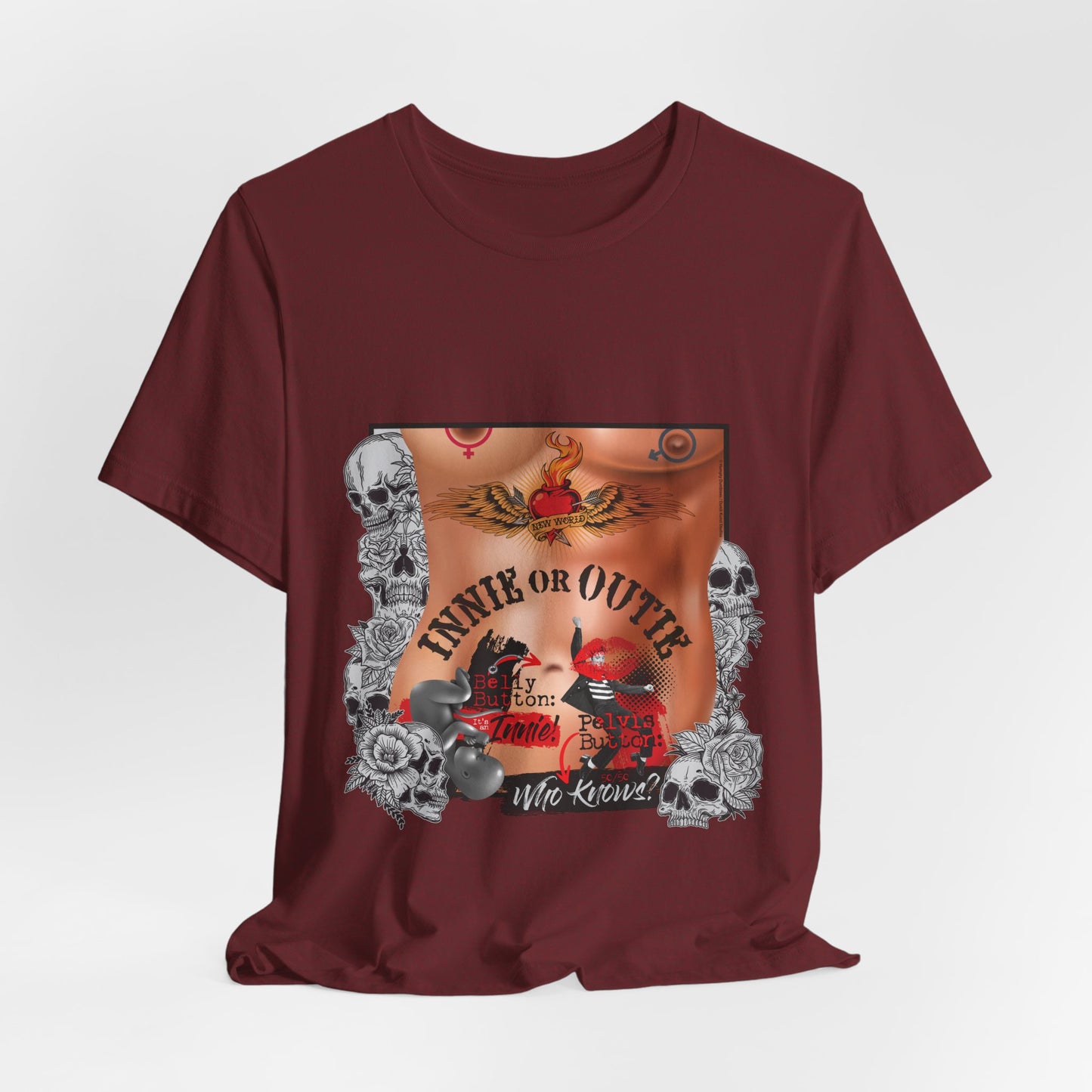 DK215: Innie or Outie - Unisex S/S T-Shirt
