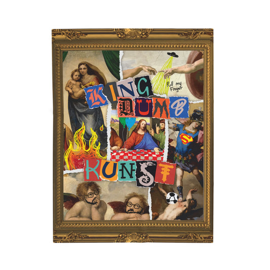DK169: Kingdumb Kunst - Velveteen Plush Blanket