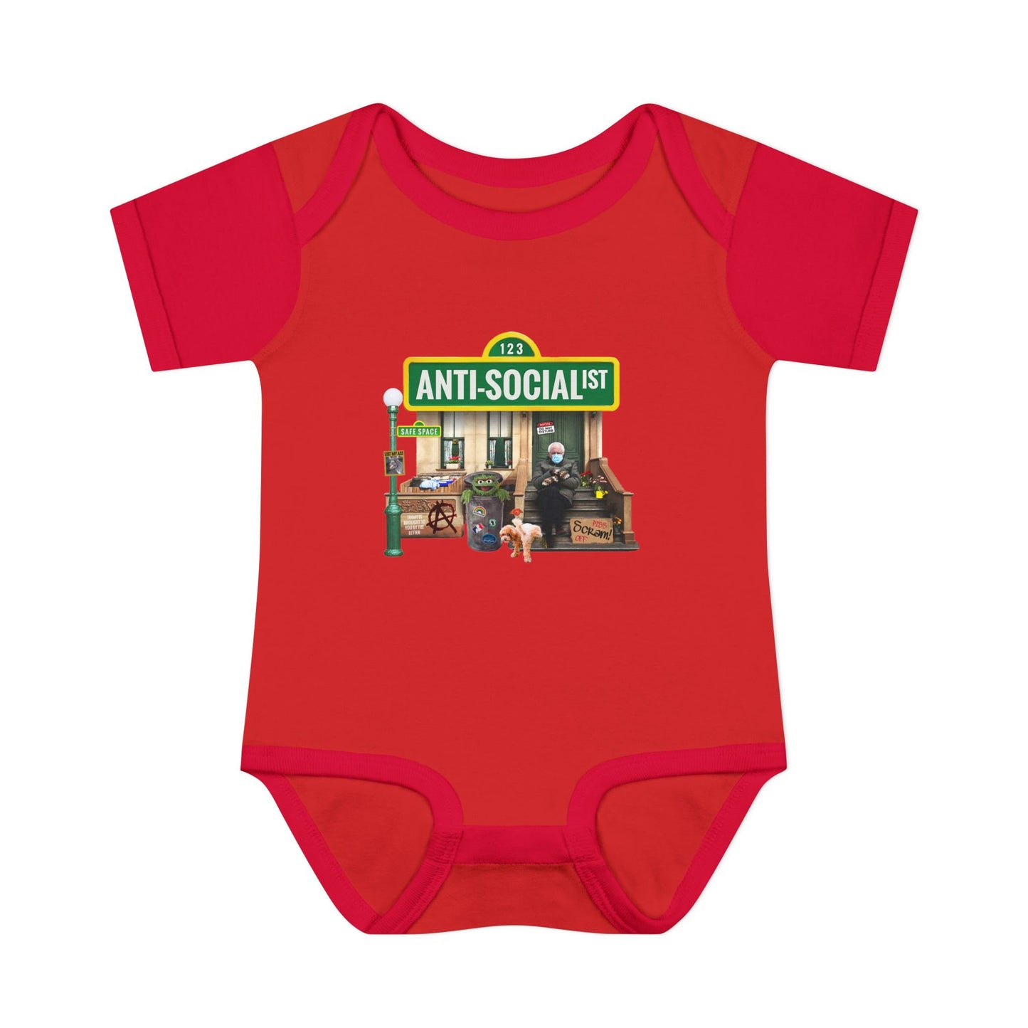 DK58: Bernie The Grouch - Infant Sized Onsie
