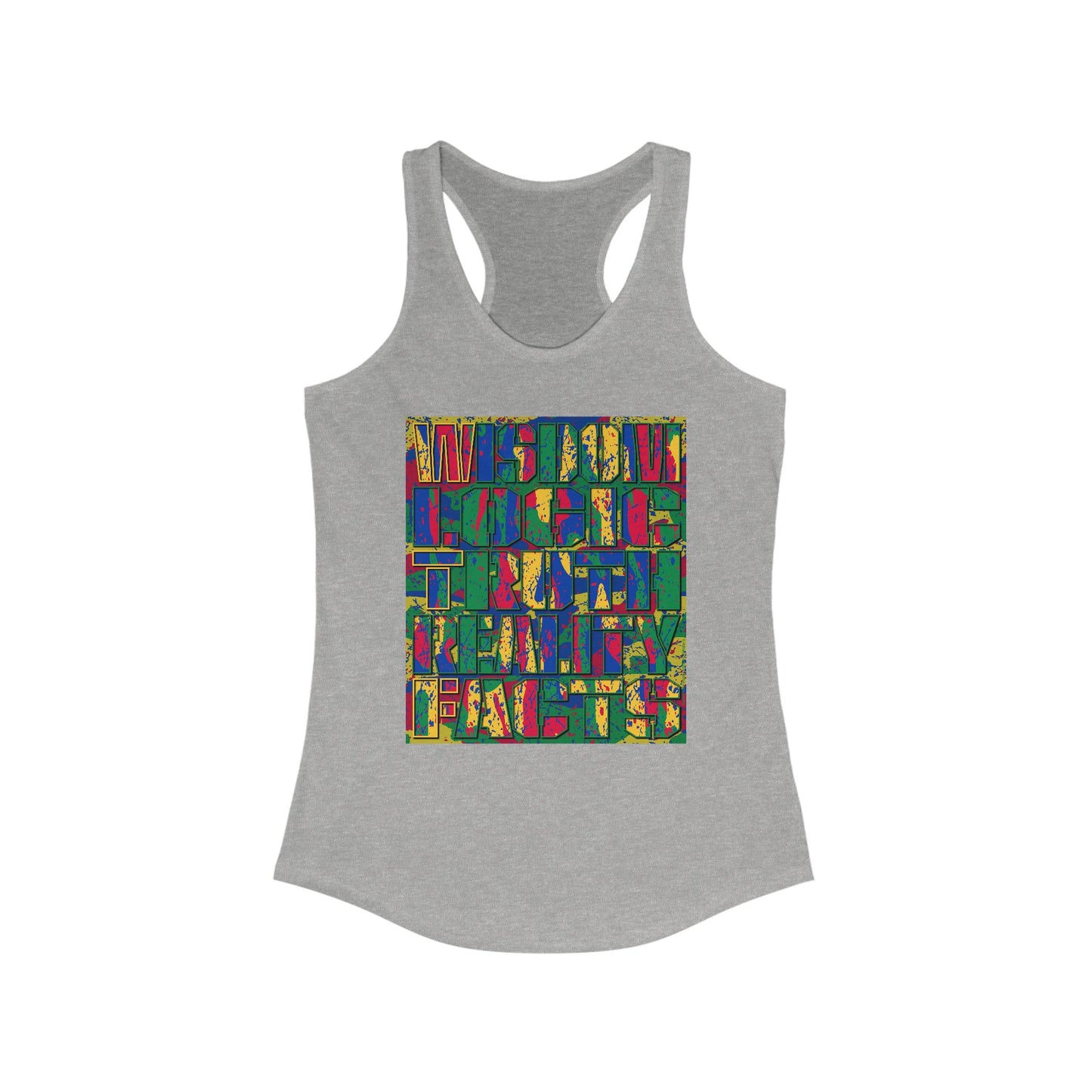 DK159: WTF! FTW! Facts! (Basic Edition) - Ladies Racerback Tank