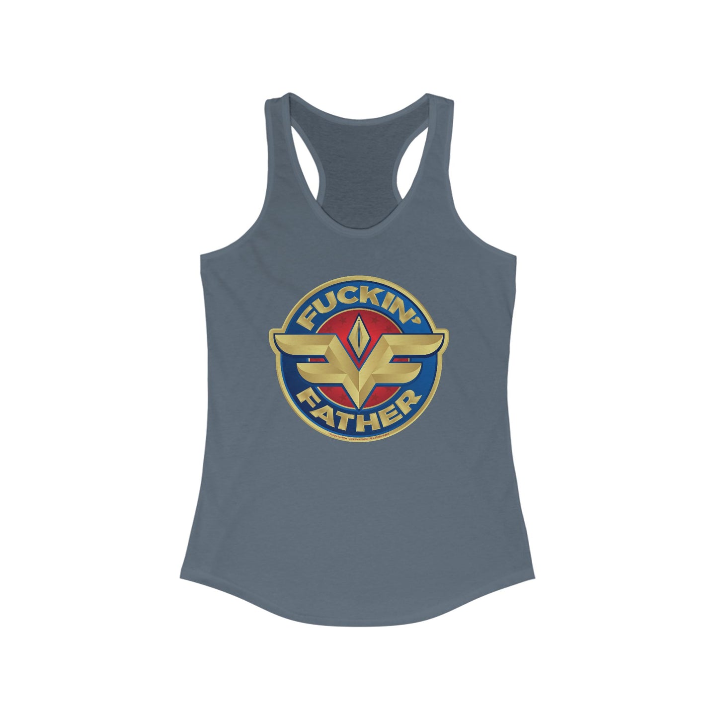 DK234: MF'in Fatherfuckers (HIS Edition) - Ladies Racerback Tank