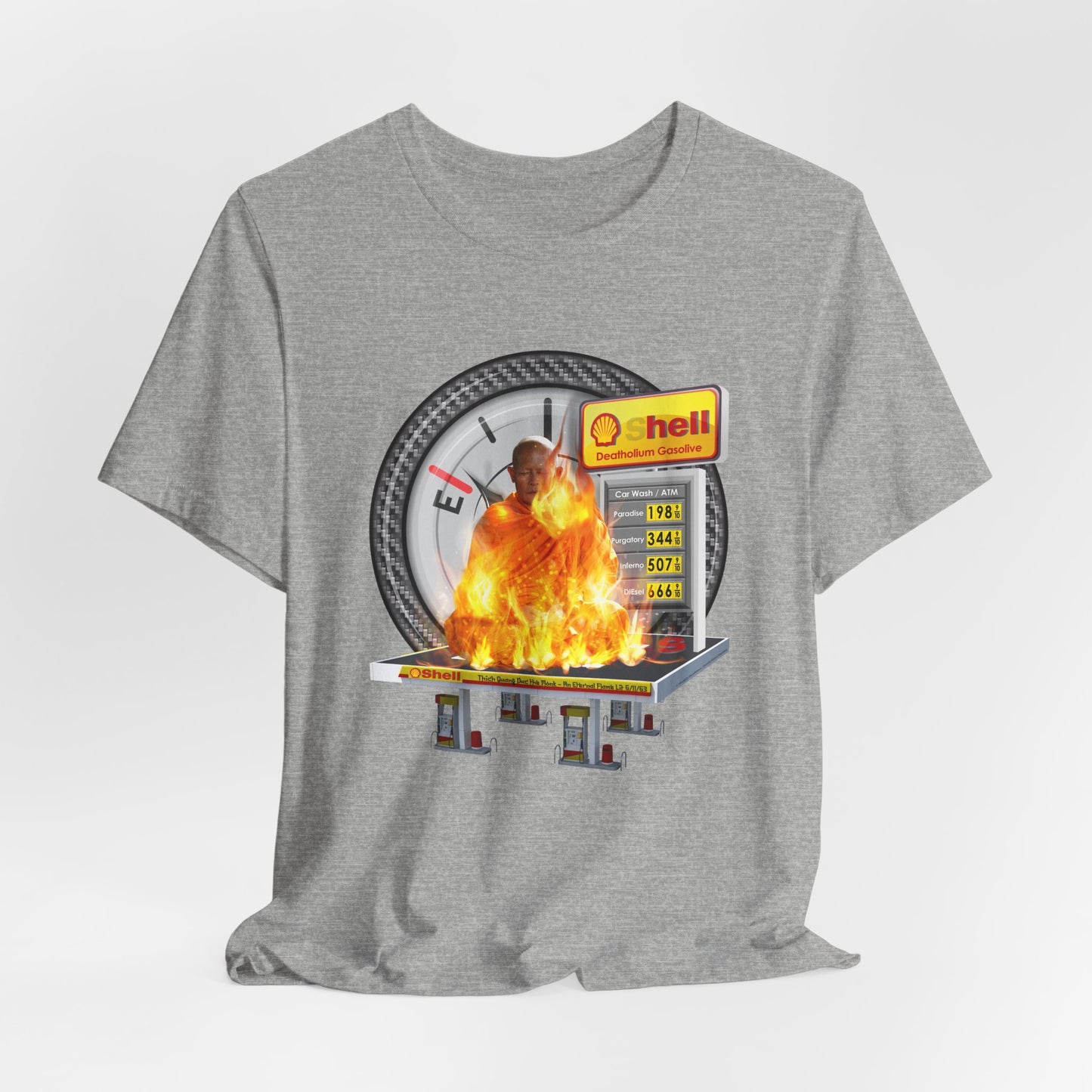 DK93: Deatholium Gasolive (sHELL Edition) - Unisex S/S T-Shirt