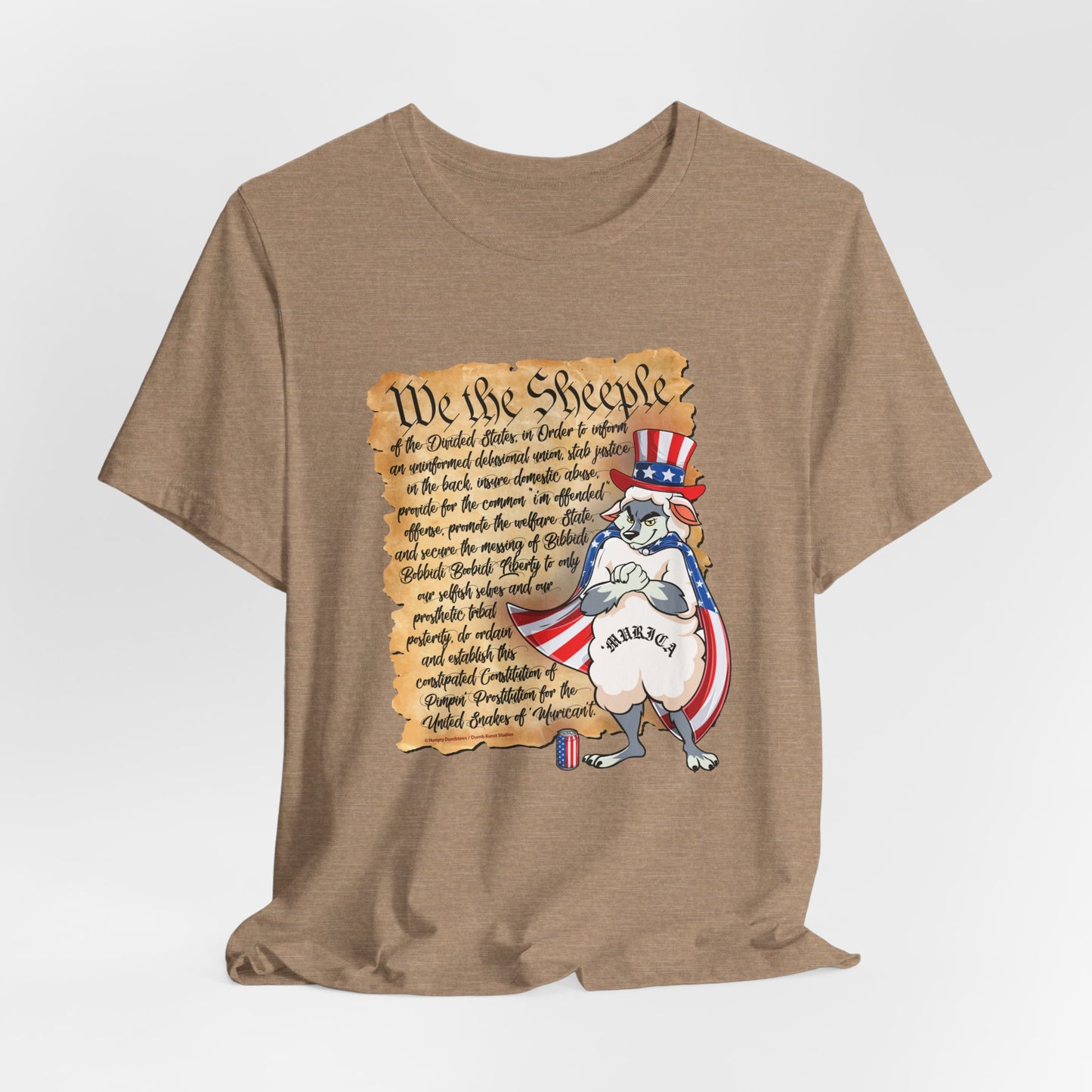 DK216: We The Sheeple - Unisex S/S T-Shirt