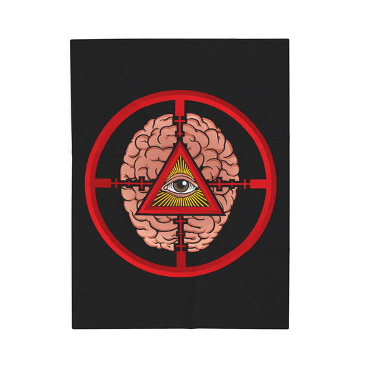 DK41: The Cluttered Mind - Velveteen Plush Blanket