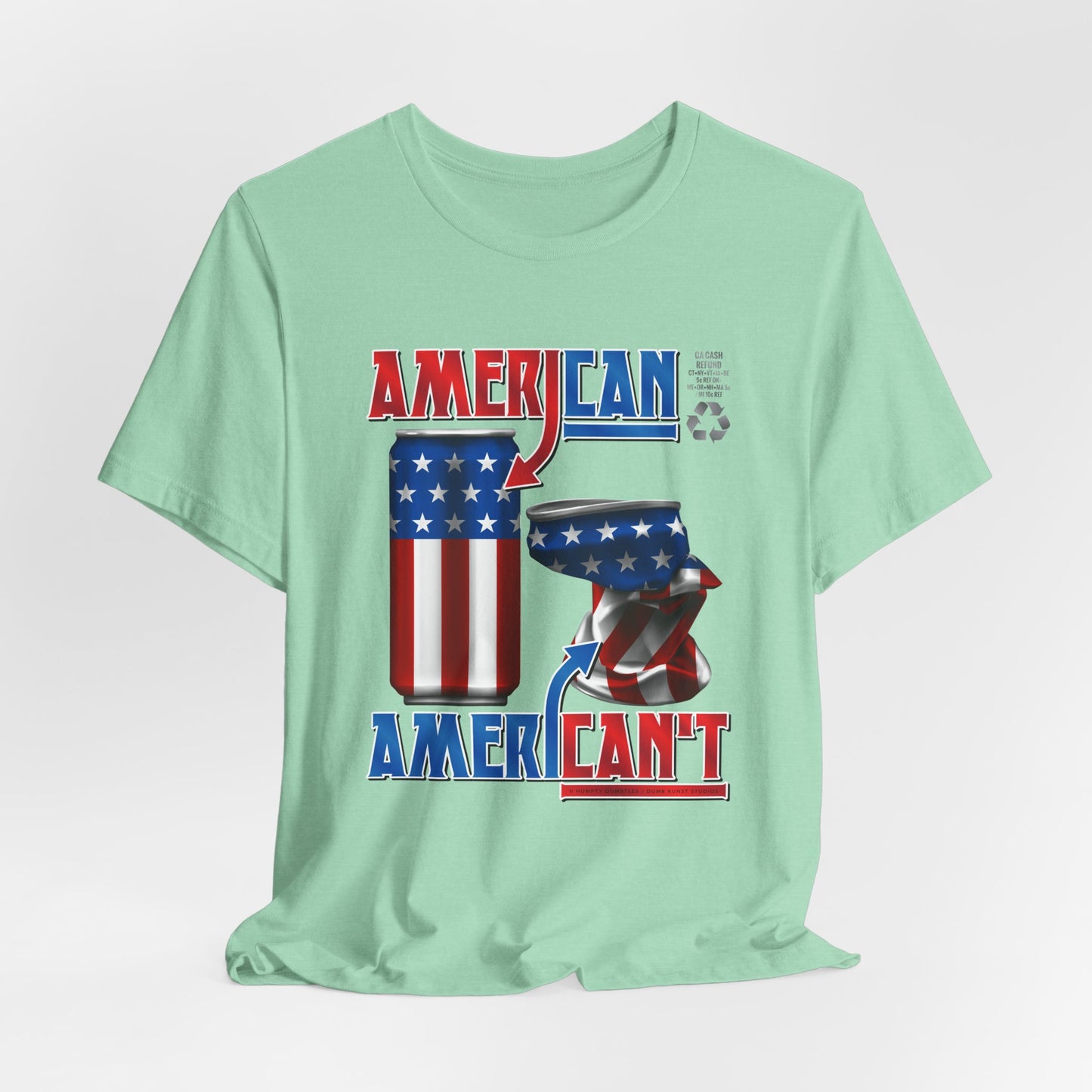DK166: American't Recycling - Unisex S/S T-Shirt
