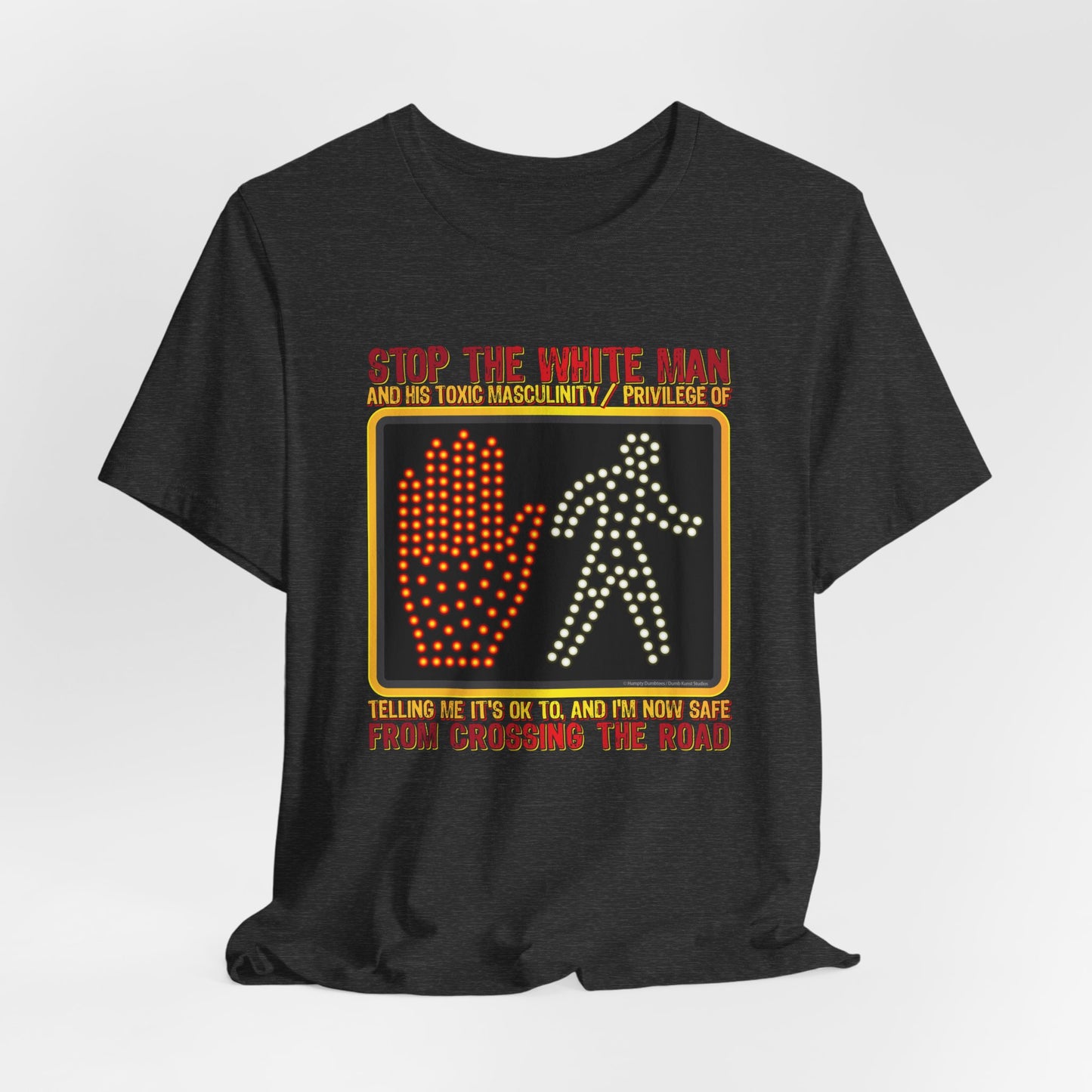 DK167: White Man Crossing - Unisex S/S T-Shirt