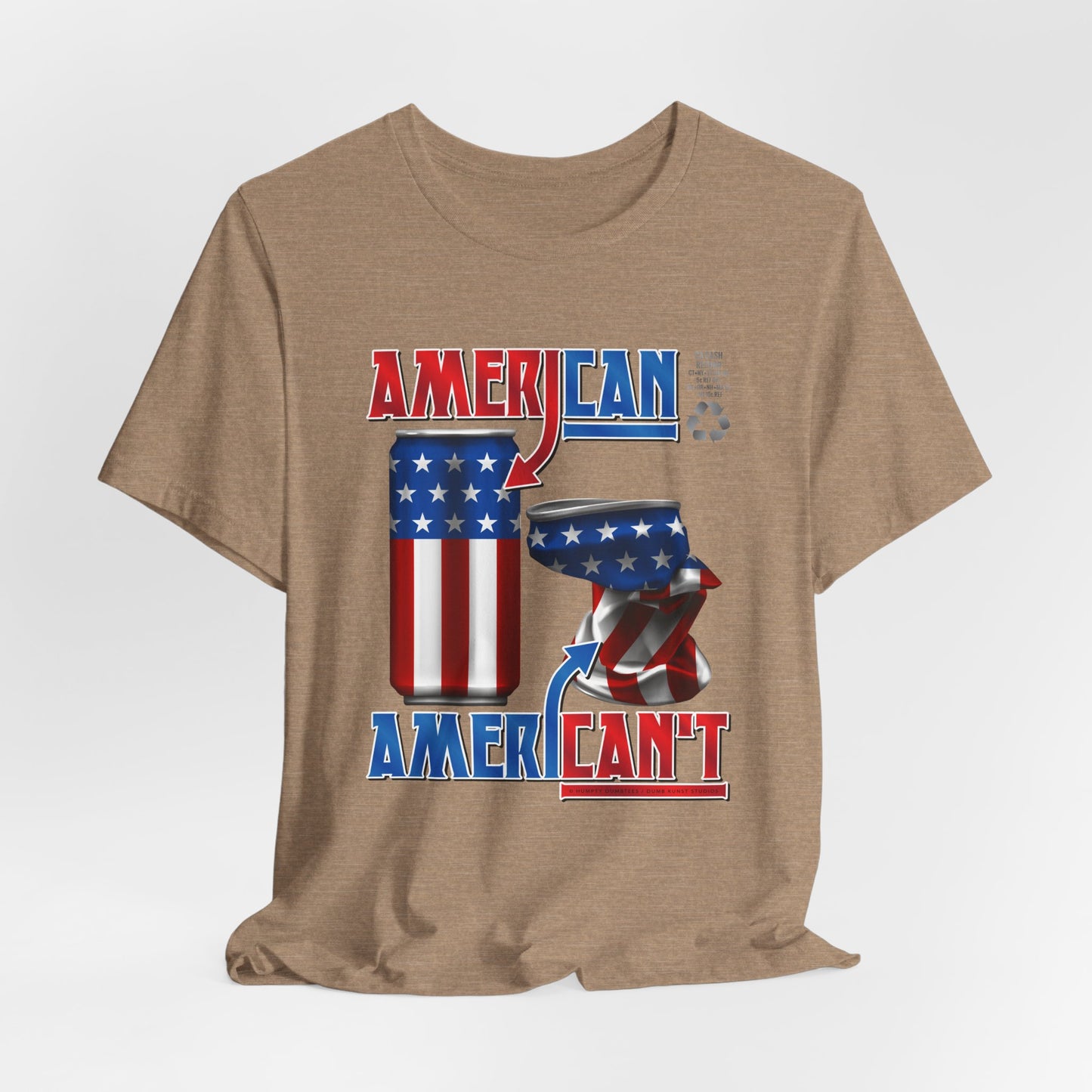 DK166: American't Recycling - Unisex S/S T-Shirt