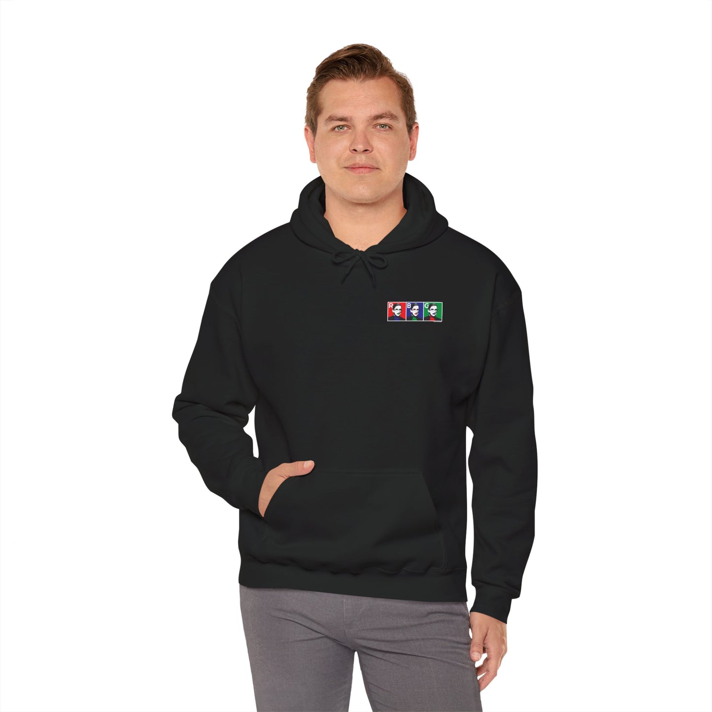 DK10: RBG in RGB - Adult Hooded Sweatshirt