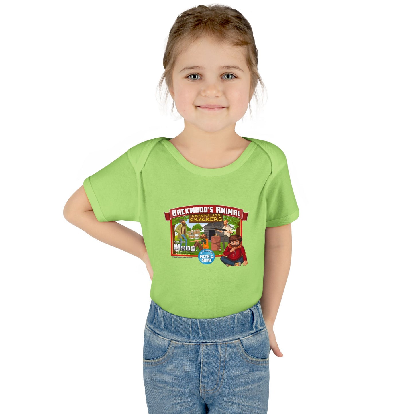 DK77: Animal Cracka' Ass Crackas - Infant Sized Onsie