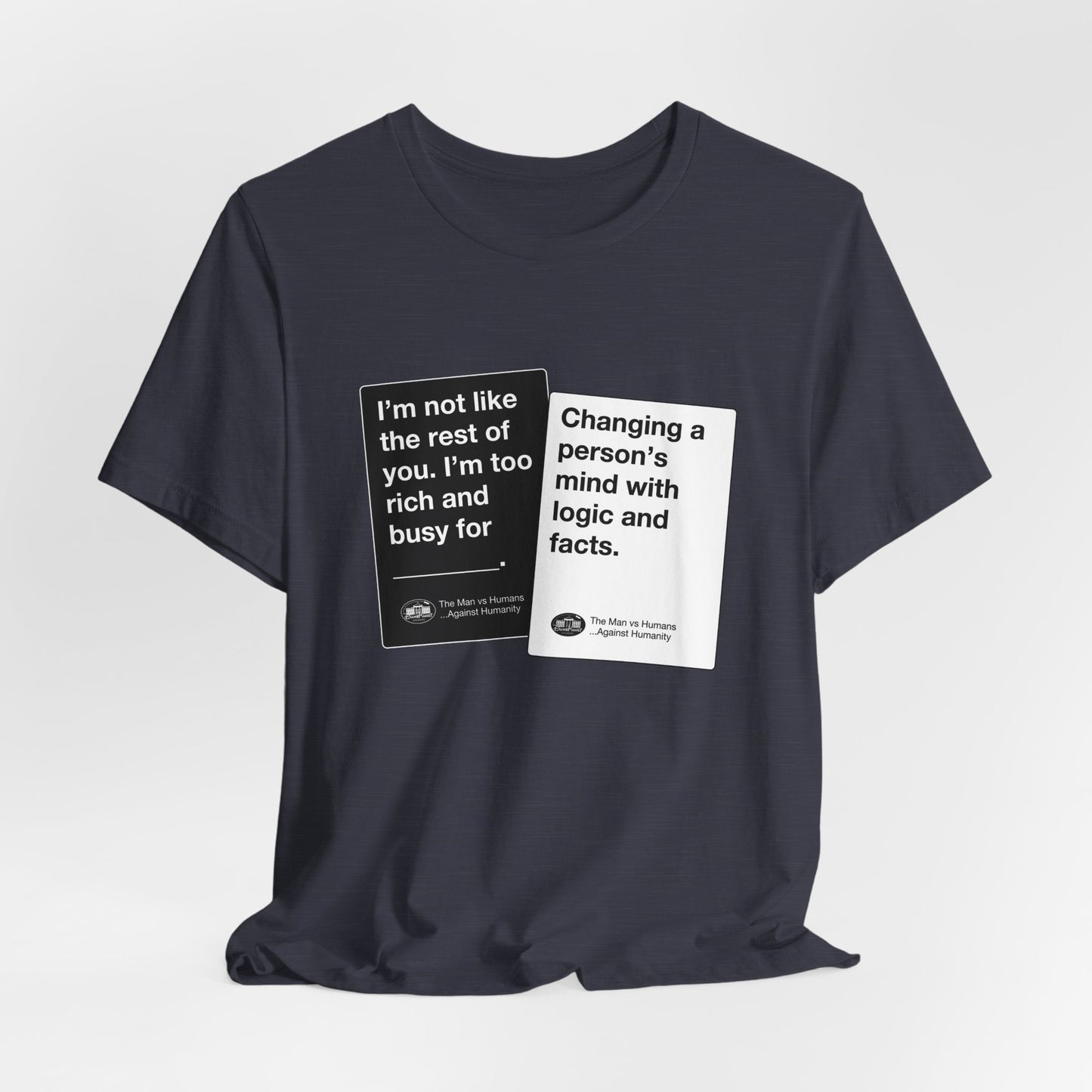 DK180: Humans Against Humanity (Logic & Facts Edition) - Unisex S/S T-Shirt