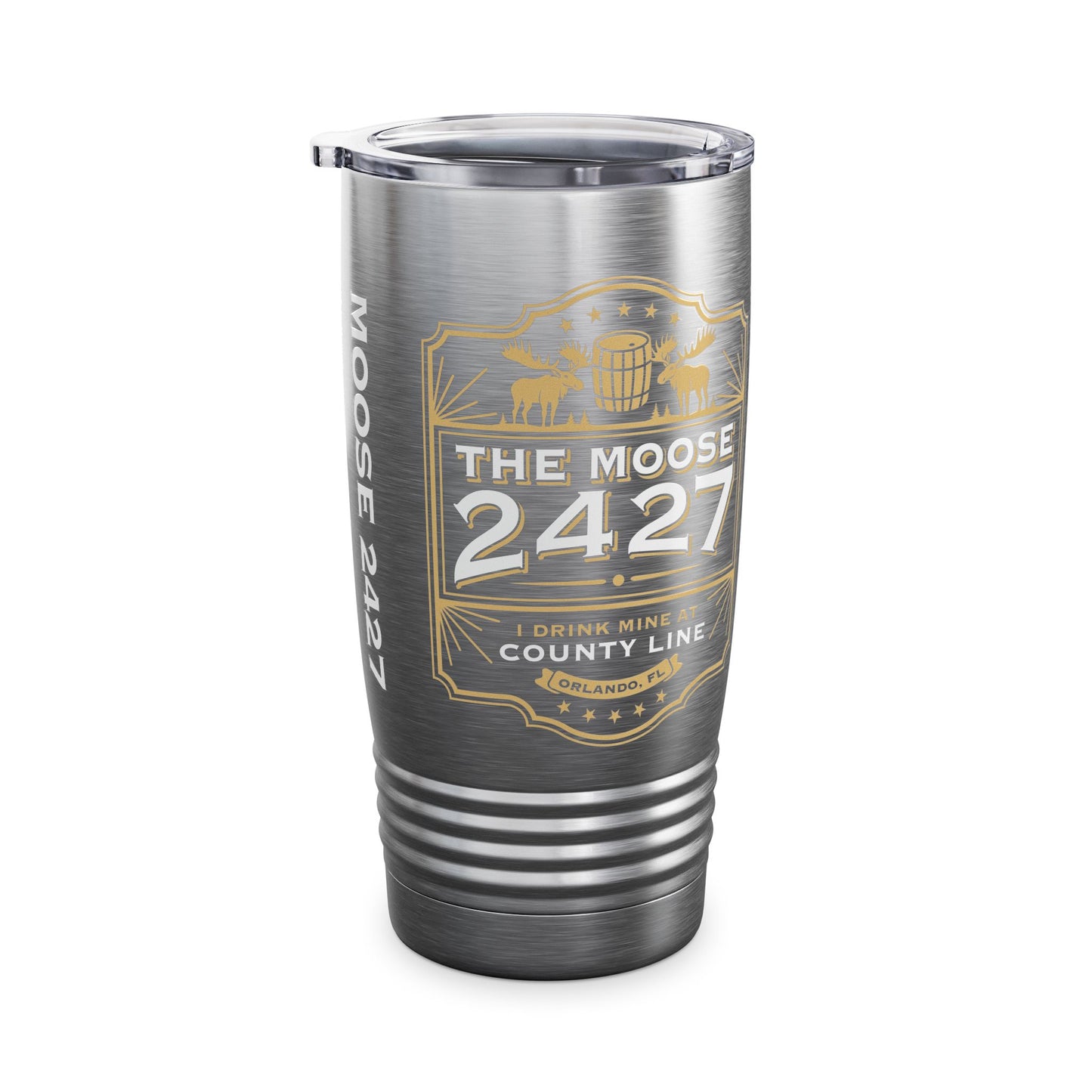 Moose Lodge 2427 - Moose Drink Mine - Ringneck Tumbler, 20oz